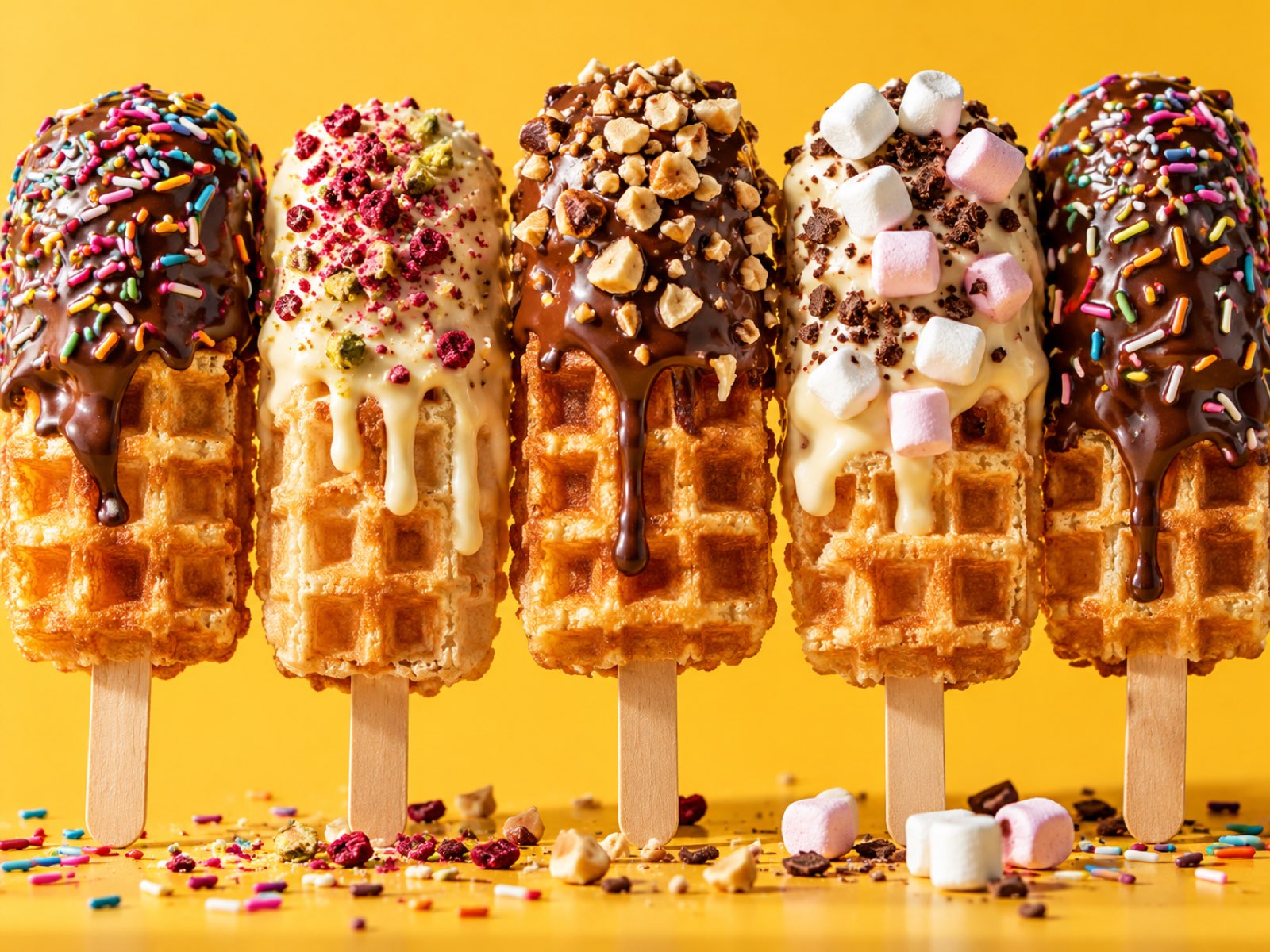 Waffle on a stick bar by Coffee Concepts