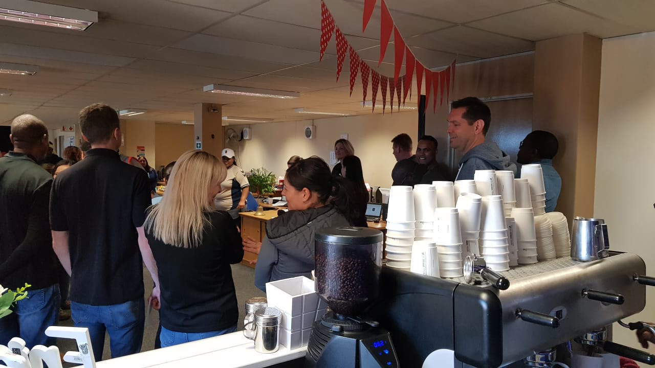 A Coffee Concepts bar at expos